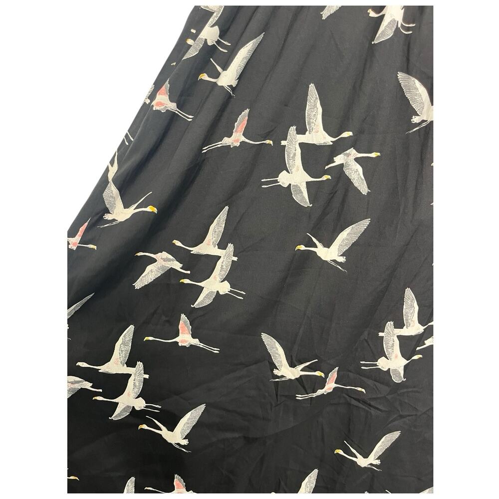 Band Of Gypsies Romper Maxi Dress Womens Small Blue Bird Boho Festival Flowy - Picture 11 of 13